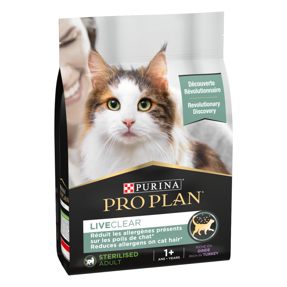 Purina Pro Plan Liveclear Sterilised Adult With Turkey Allergen Reducing Dry Cat Food- 1.4KG