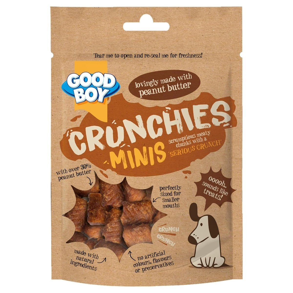 Goodboy Crunchies Minis Peanut Butter 54g