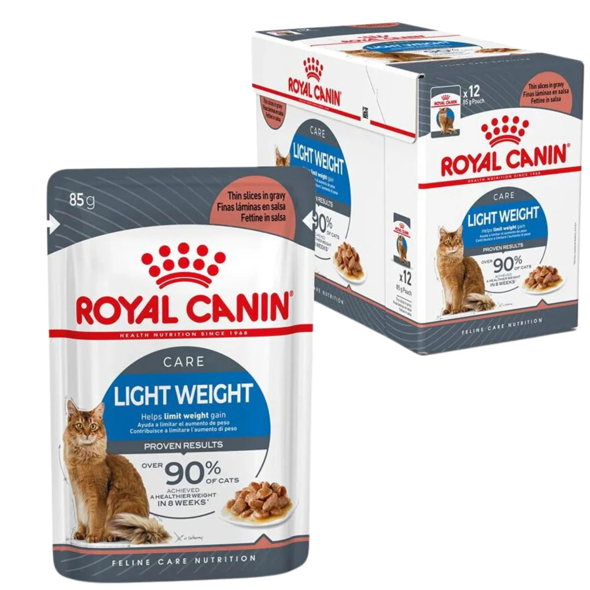 Royal Canin Feline Care Nutrition Light Weight Care Jelly (Wet Cat Food - Pouches)