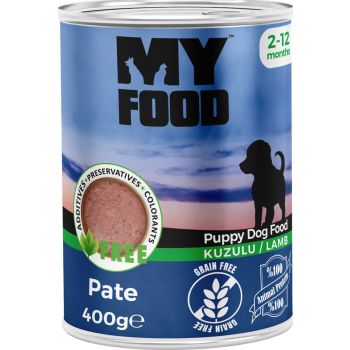 My Food Grain Free Puppy Wet Dog Food With Lamb - 400G