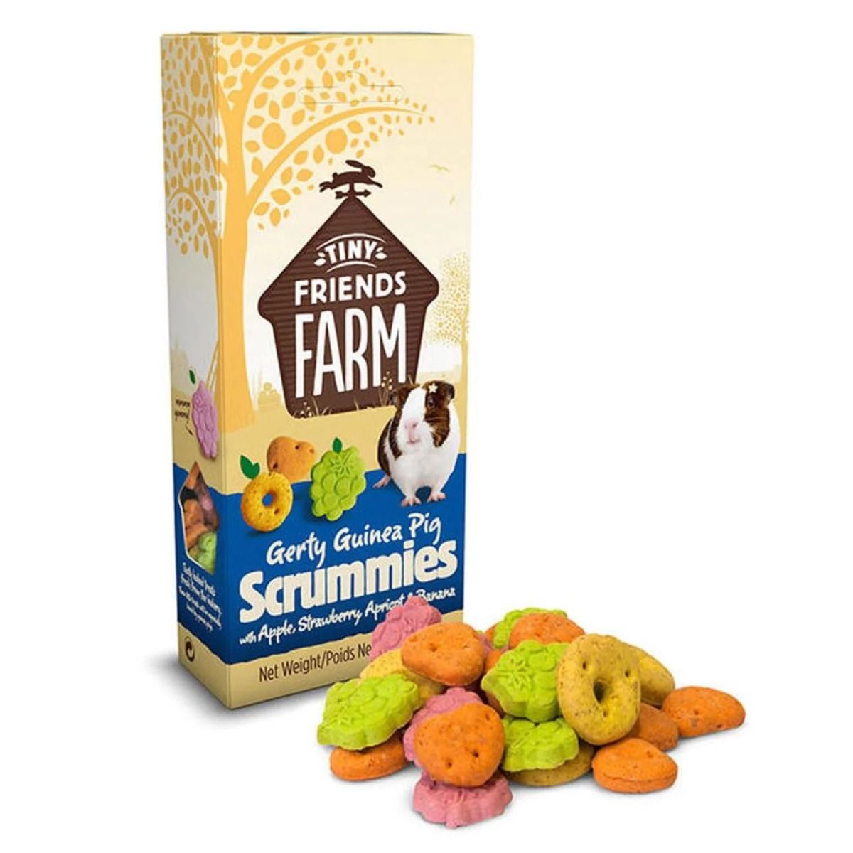 Tiny Friends Farm Gerty Guinea Pig Scrummies Small Animal Treats 120g