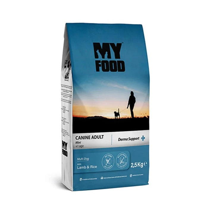 My Food Mini Breed Adult Dry Dog Food With Lamb & Rice - 2.5Kg