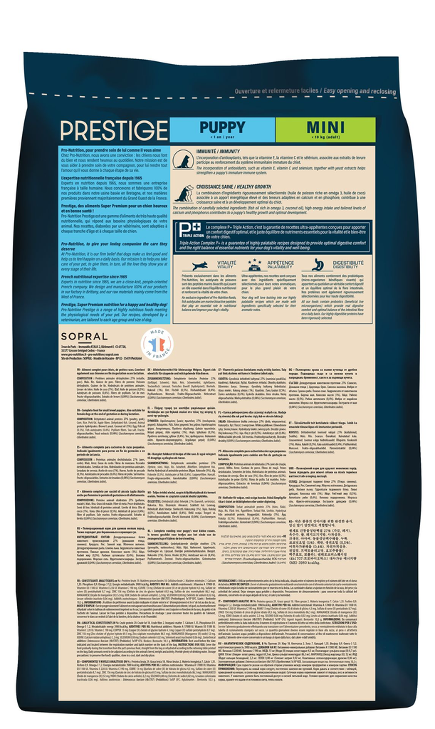 Pro Nutrition Prestige Mini Puppy-3kg