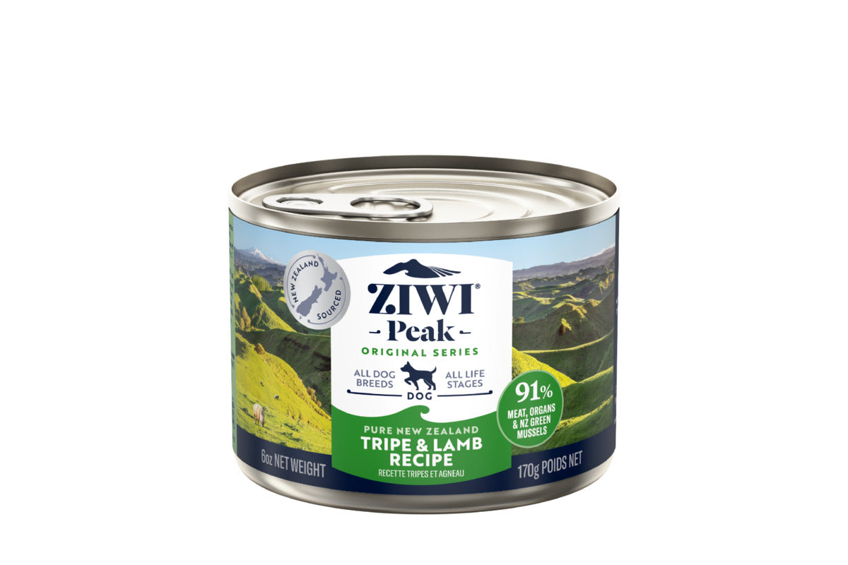 Ziwi Peak Tripe and Lamb Recipe Wet Dog Tin-170G