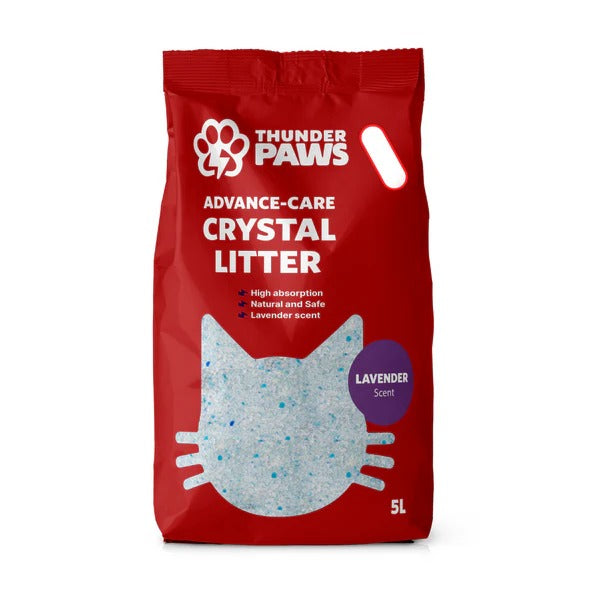 Thunder Paws Advance Care Lavender Clumping Cat Litter-5L