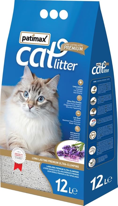 Patimax Cat Litter Lavender-12L