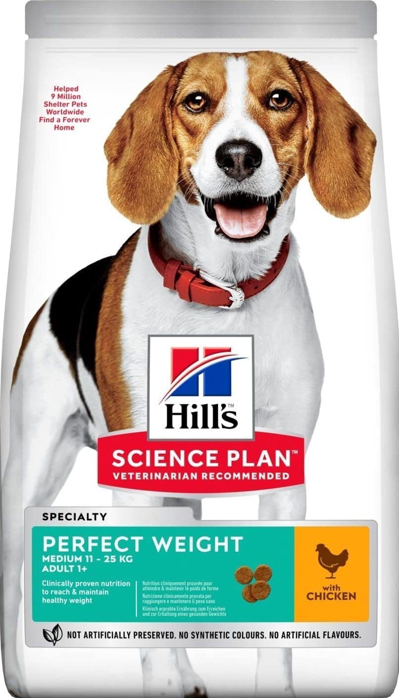 Hills Science Plan Medium Adult Perfect Weight With Chicken- 2kg