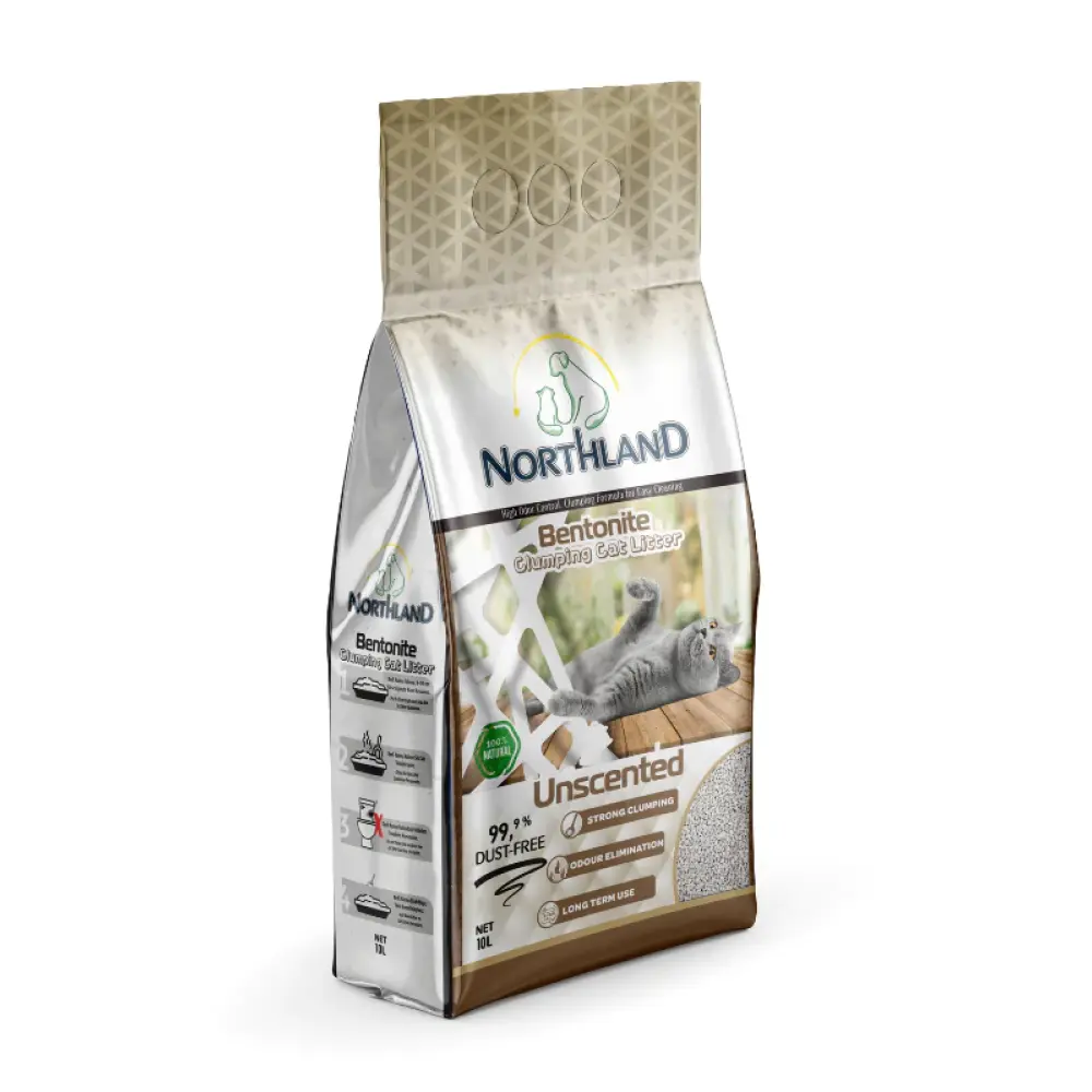 Northland Bentonite Clumping Cat Litter Unscented - 10L