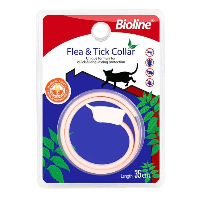 Bioline Flea and Tick Collar Cat-35cm (Flavor-Margosa & Sweet Orange)