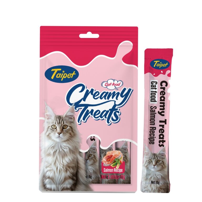 Taipet Cat Creamy Treats Salmon Flavor - 75g (15gx5pcs)