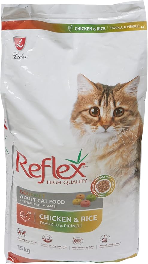 Reflex Adult Cat Food Multi Colour Chicken 15 Kg