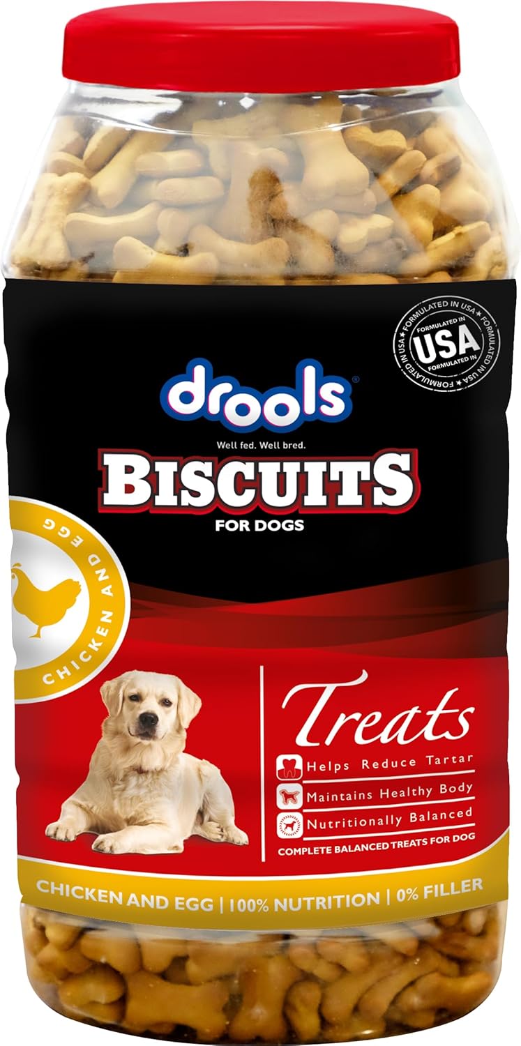 Drools Chicken And Egg Biscuits - 800G