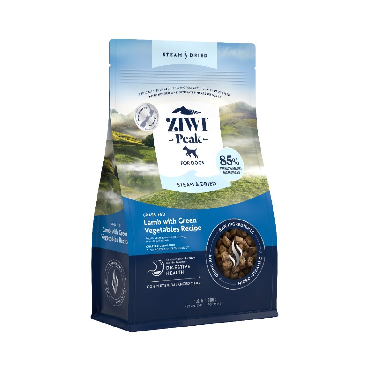 Ziwi Peak Stream and Dried Lamb Recipe-1.5Kg