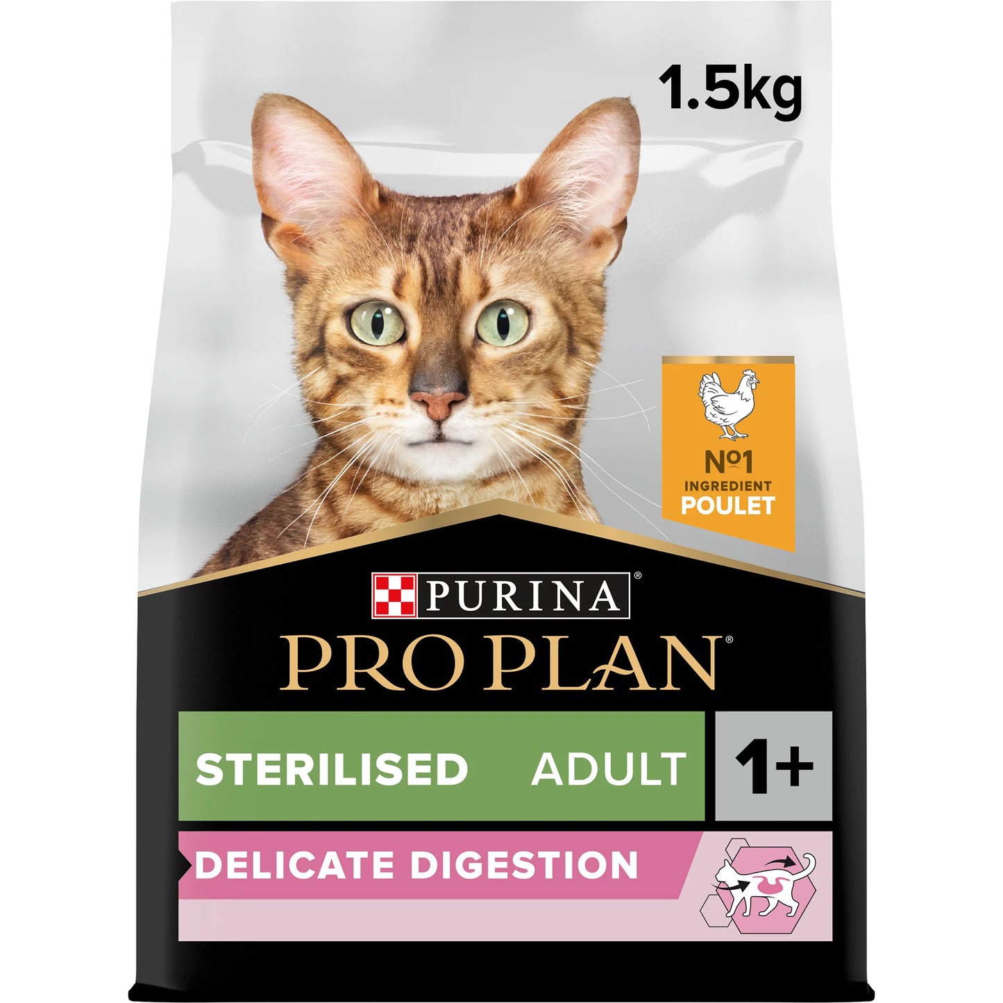 Purina Pro Plan Sterilised Adult Dry Cat Food with Chicken - 1.5KG
