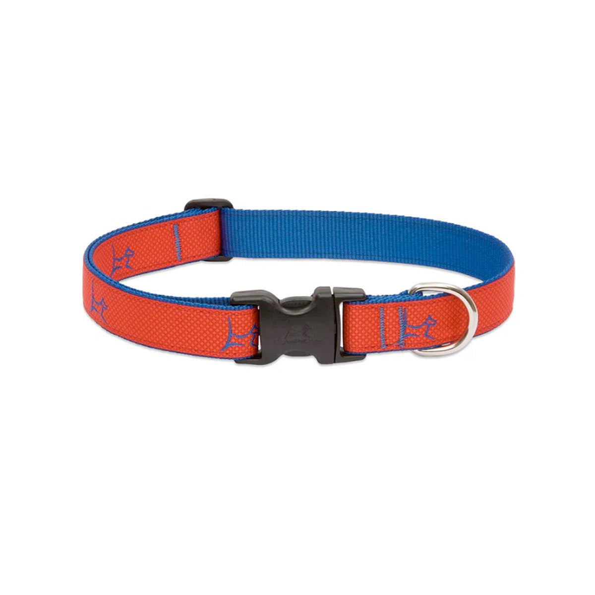 LupinePet 1/2″ (Width) 8-12″(Neck) Adjustable Collar for Small Dogs – Derby Red