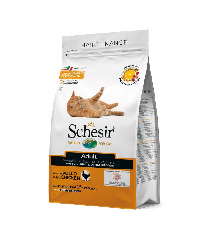 Schesir Maintenance with Chicken Adult Dry Cat Food - 1.5Kg