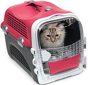 Cabrio Cat Carrier System - Cherry Red