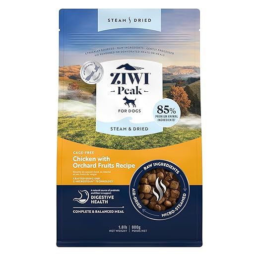 Ziwi Peak Steam & Dried Chicken Recipe Dog Food - 800g