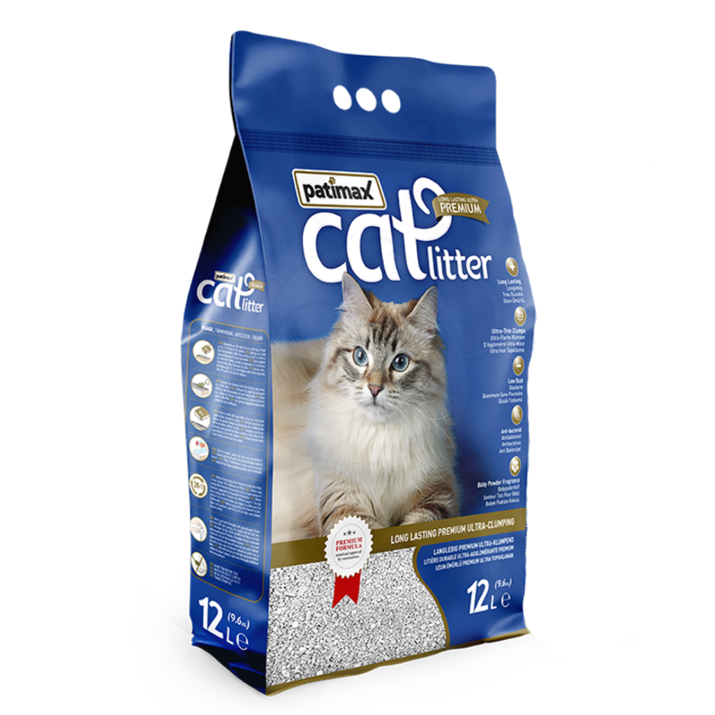 Patimax Premium Ultra Clumping Cat Litter Soap Fragrance-12L