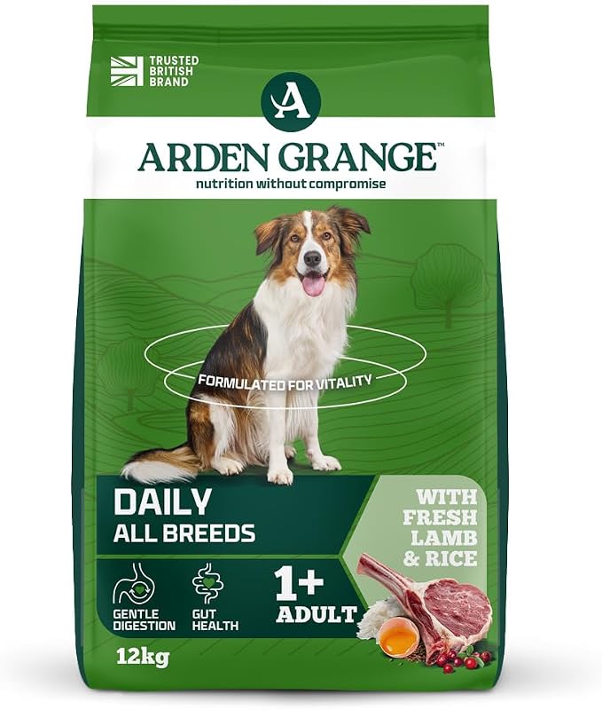 Arden Grange Adult Fresh Lamb & Rice Dry Dog Food - 2Kg