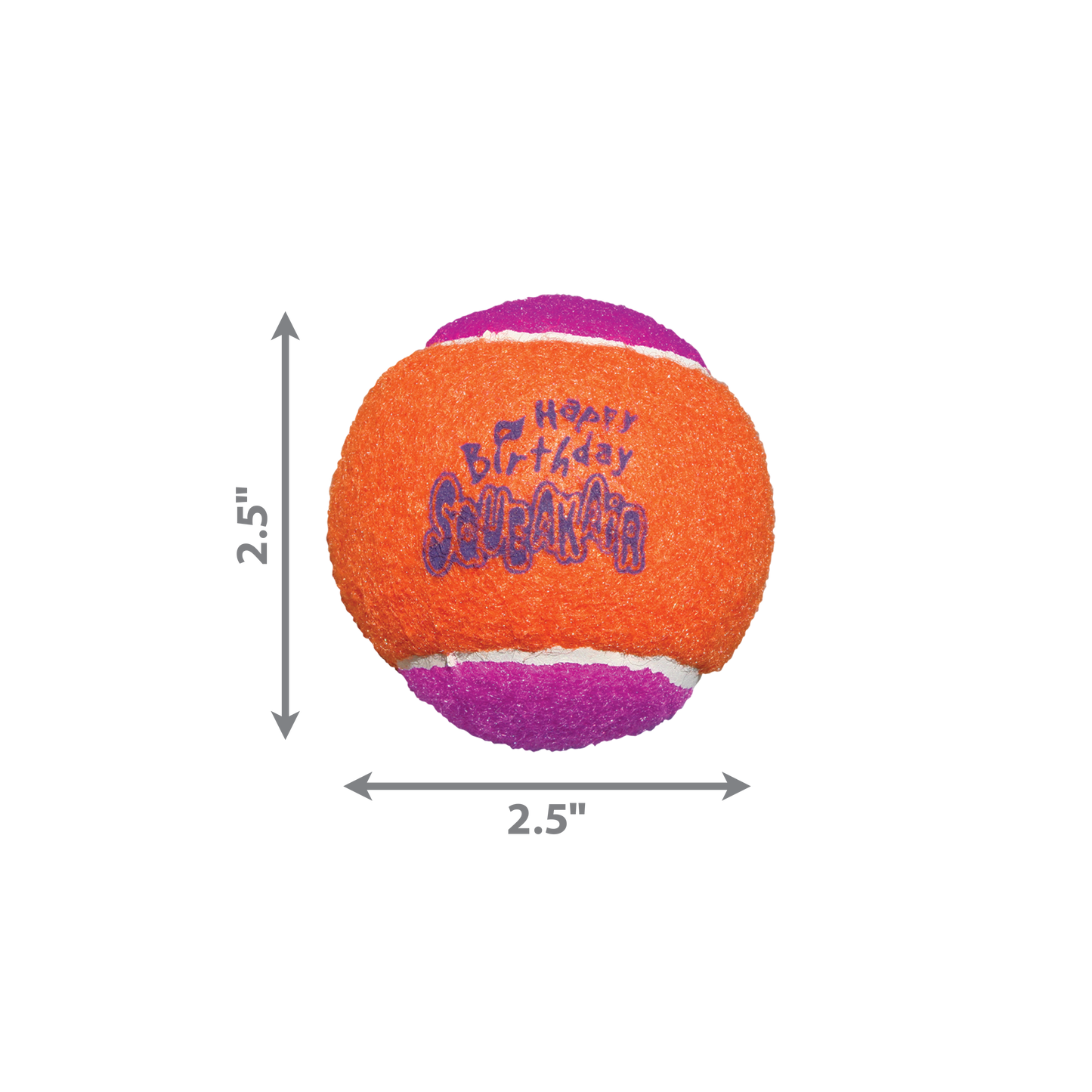 Kong Dog Toy Squeakair Birthday Ball - (3pcs Pack)