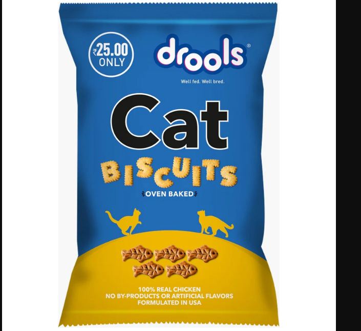 Drools Real Chicken Cat Biscuits-40g