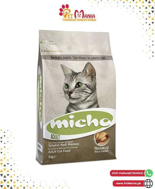 Micho Adult Dry Cat Food With Chicken-3kg