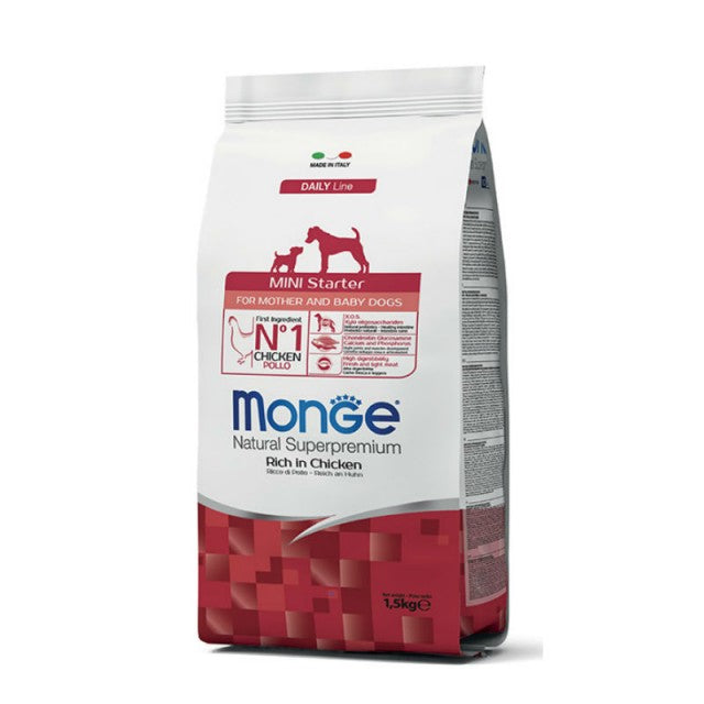 Monge Mini Starter for Mother & Baby Dogs (Chicken)- 1.5Kg