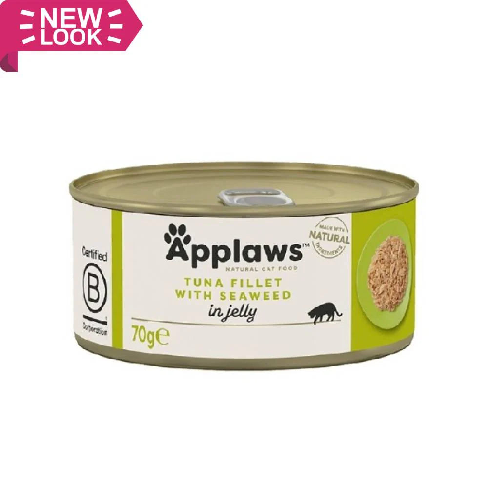 Applaws Tuna Fillet Seaweed in Broth Wet Cat Food-70G