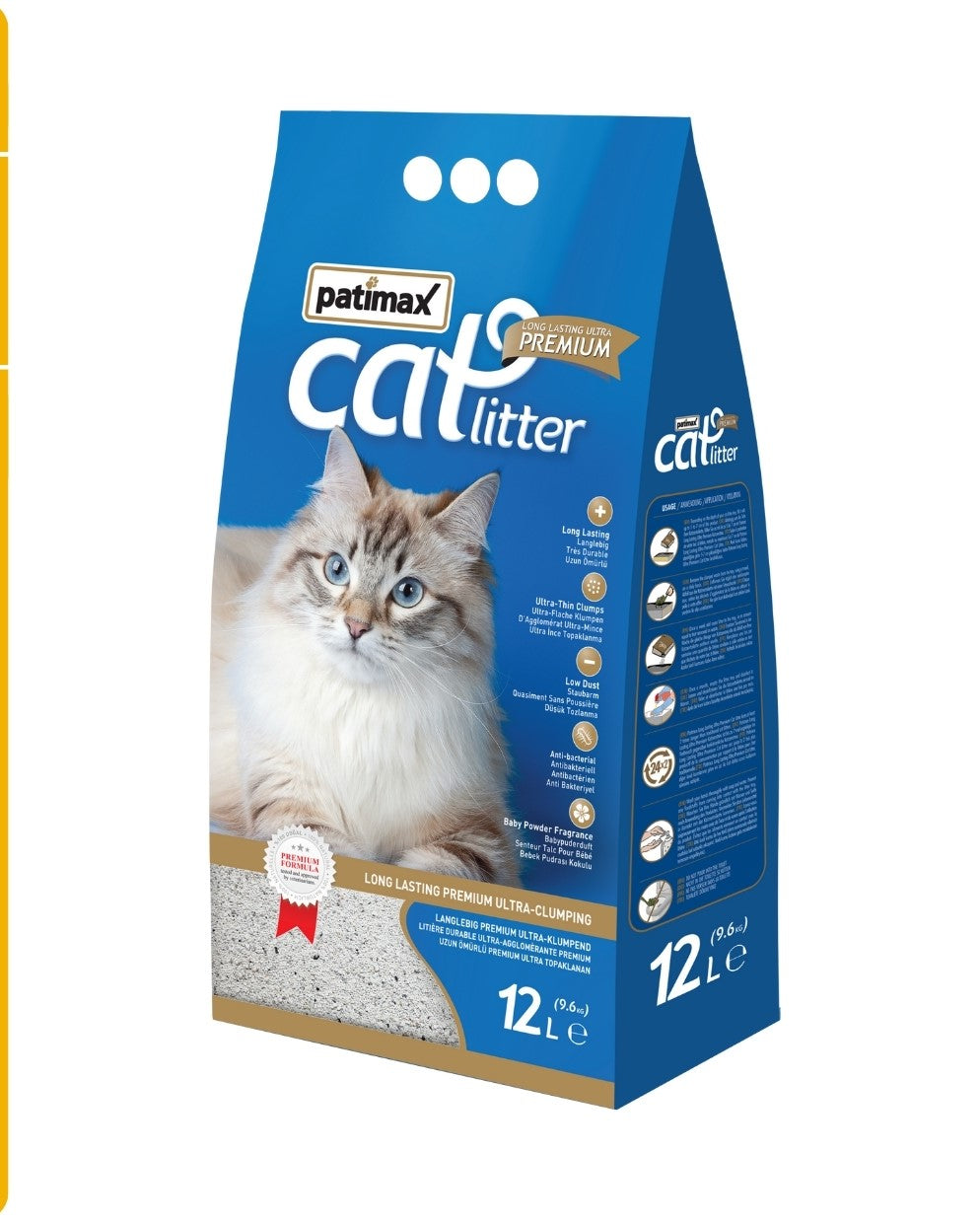 Patimax Cat Litter Baby Powder-12L