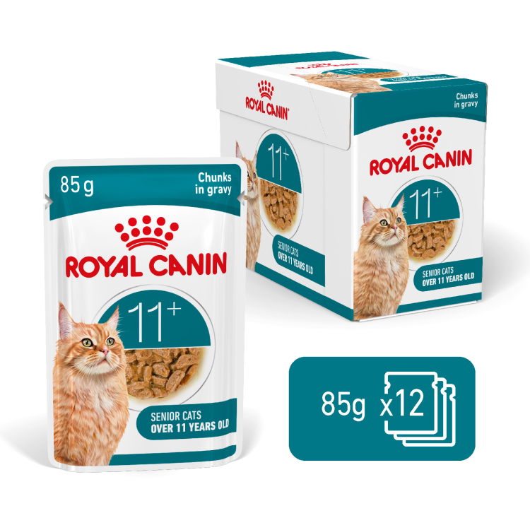 Royal Canin Feline Health Nutrition Ageing 11+ Gravy Cat Wet Food- 85g