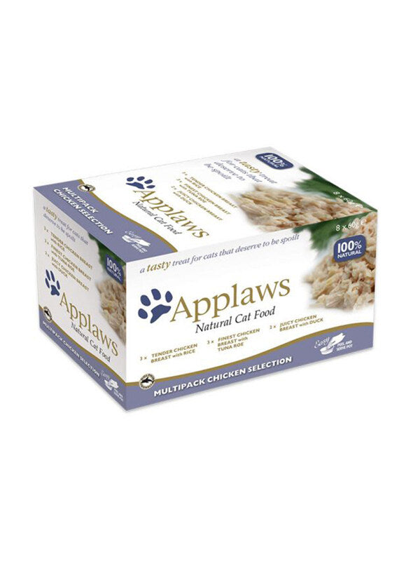 Applaws Multipack Chicken Select Wet Cat Food 8 x 60g Pot