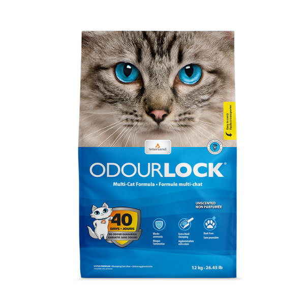 Intersand Odourlock Original Unscented Cat Litter-12kg
