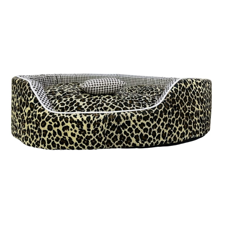 Coco Kindi Washable Oval Shape Cotton Bed -Size #2 Black