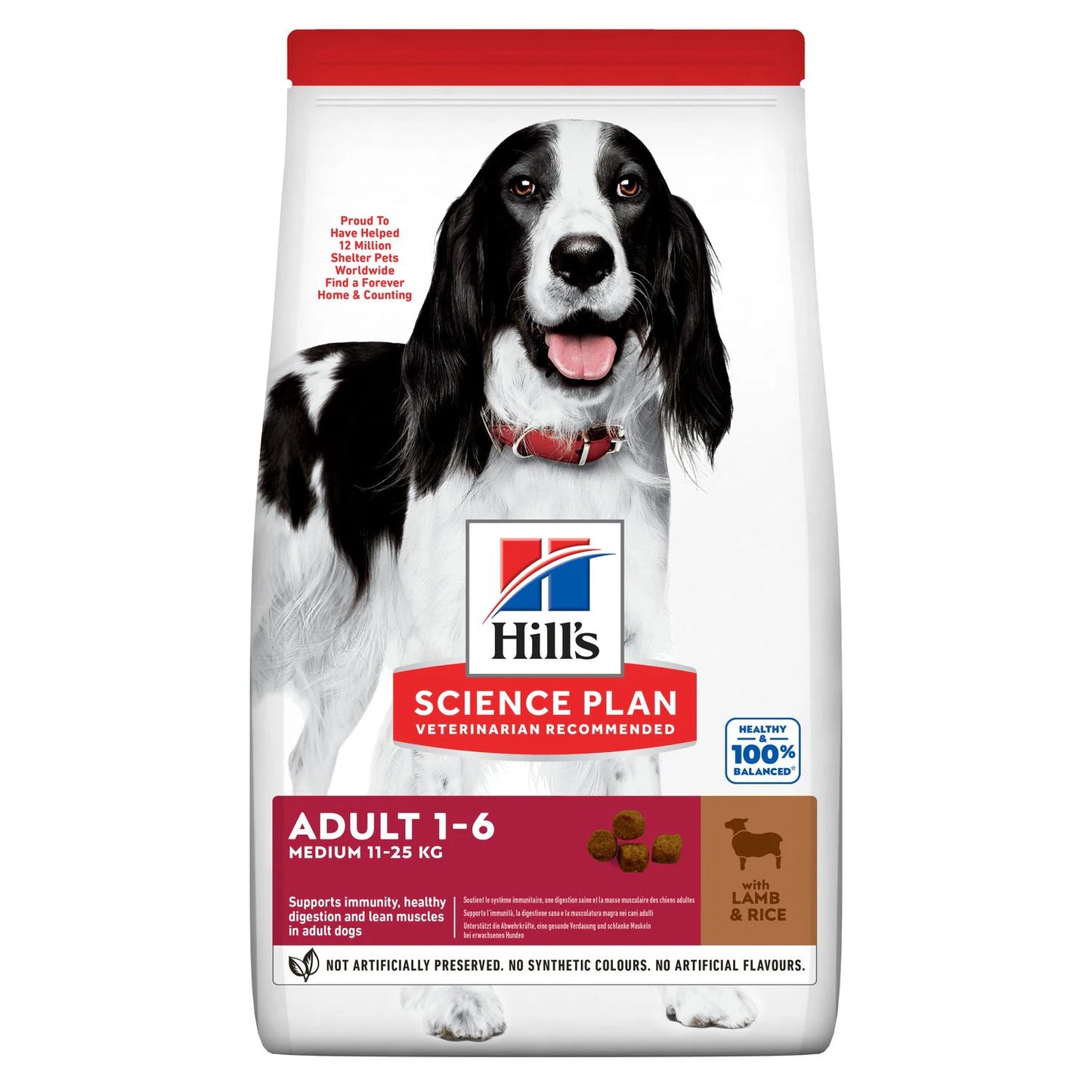 Hills Science Plan Medium Adult With Lamb and Rice-14Kg