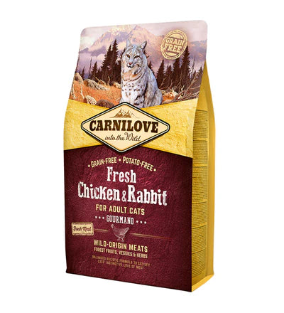 Carnilove Fresh Chicken & Rabbit For Adult Cats - 2kg