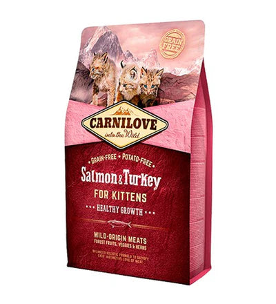Carnilove Salmon & Turkey For Kittens - 2kg