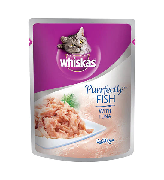 Whiskas Purrfectly Wet Cat Food With Tuna in Jelly - 85g