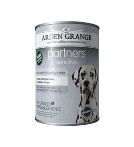 Arden Grange Partners Sensitive Fresh Ocean White Fish With Potato - 395g