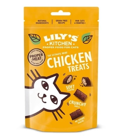 Lily's Kitchen Chicken Pillow Cat Treats - 60G