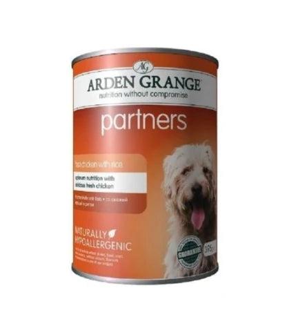 Arden Grange Partners Fresh Chicken With Rice Adult Wet Dog Food - 395g