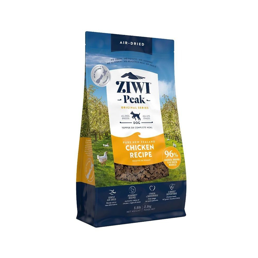 ZIWI Peak Air Dried Chicken Recipe Dry Dog Food - 2.5KG