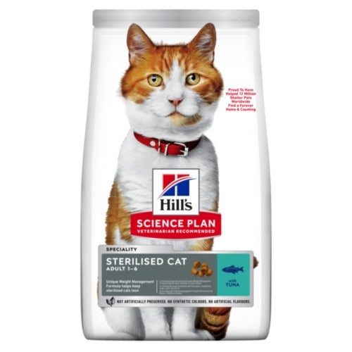 Hill’s Science Plan Sterilised Cat Adult Cat Food With Tuna