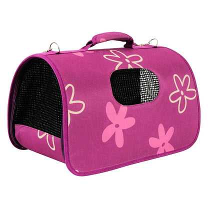 Zolux Pet Carrier Flower Plum- Large