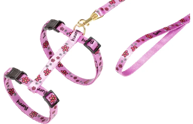 Flamingo Ziggi Flower Cat Harness & Leash