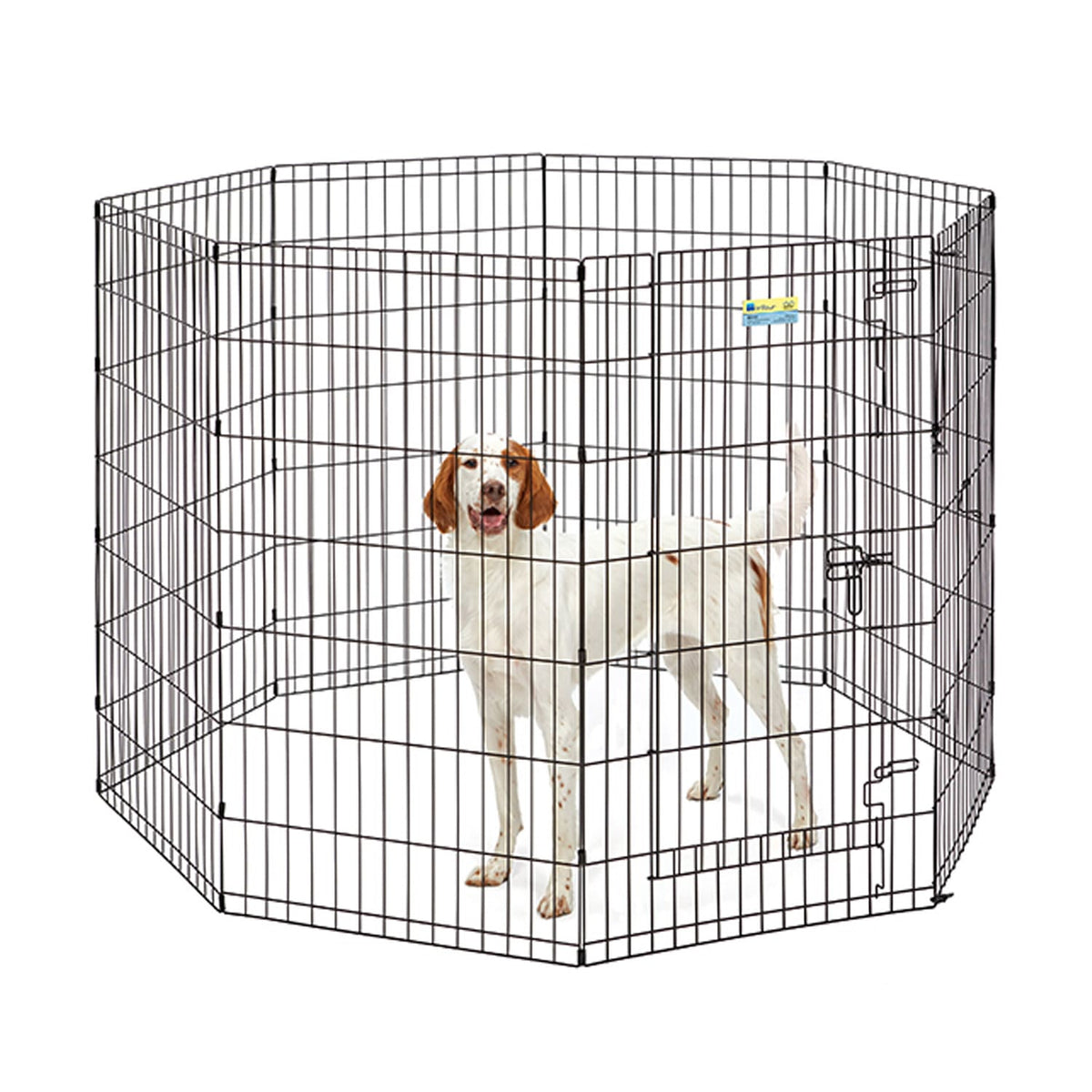 42″ Black Exercise Pen with Full MAX Lock Door