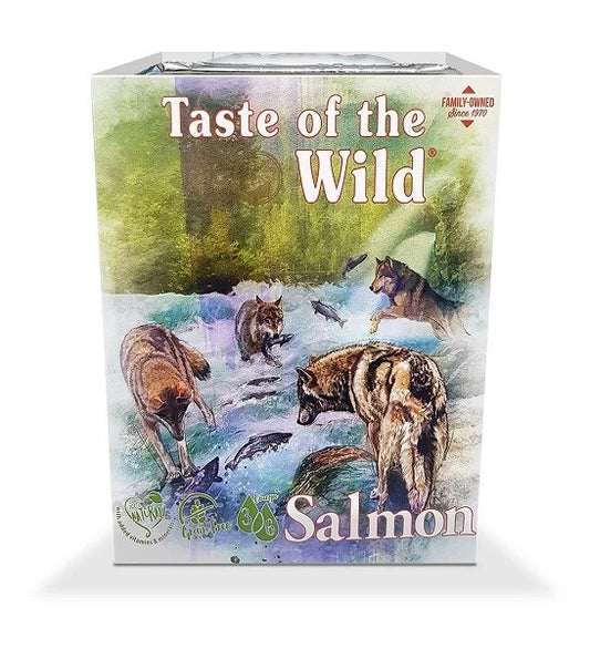 Taste of the Wild Salmon with Fruit & Vegetables Tray Wet Dog Food - 390G