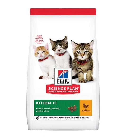 Hills Science Plan Kitten Food with Chicken Dry Cat Food - 1.5Kg