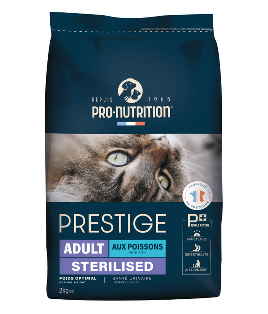 Pro Nutrition Prestige Adult Cat Sterilised with Fish-2kg