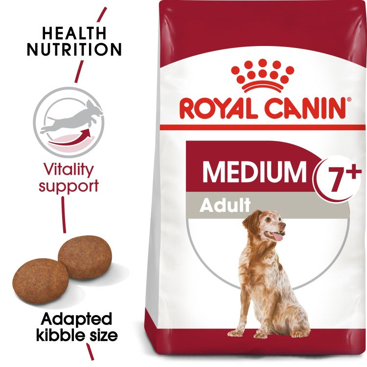 Royal Canin Medium Adult 7+ Dry Dog Food - 10KG